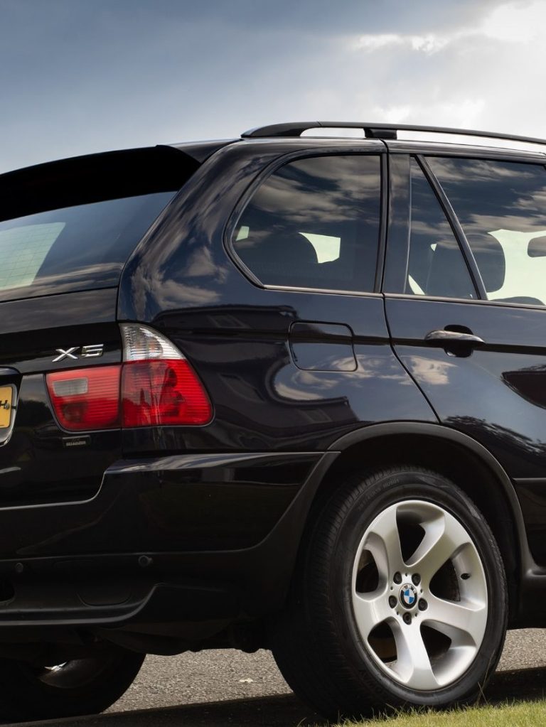 Shiny and clean BMW X5 after a complete detail and paint correction
